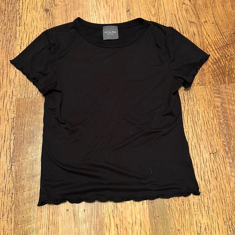 Olivia Rae Basic Black Top